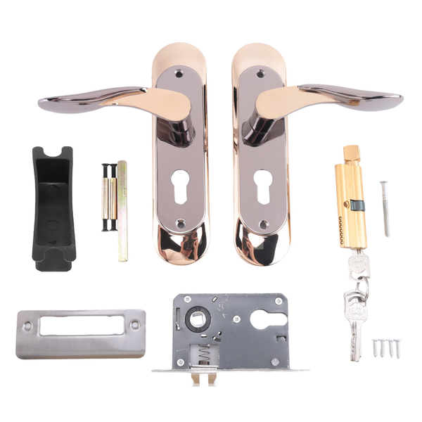 Indoor Household Door Handle For Home With Security Lock Key Set