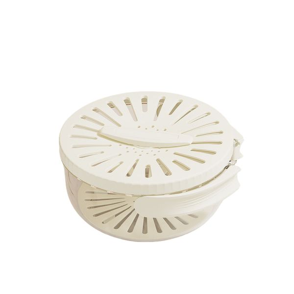 Kitchen multifunctional plastic thickened double-layer drainage basket