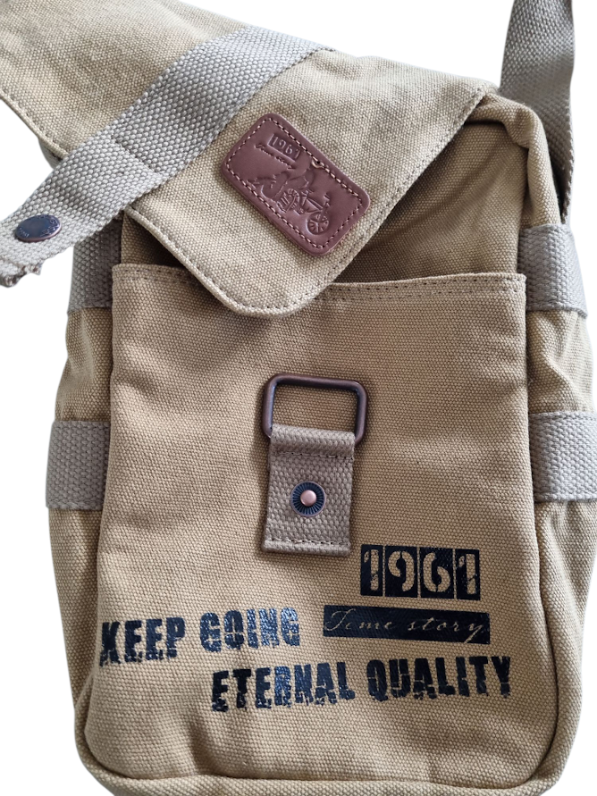 Canvas shoulder bag - Unisex