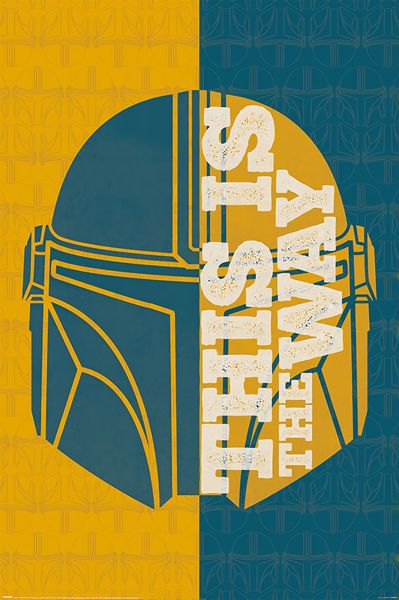 Star Wars: The Mandalorian (Half) Poster