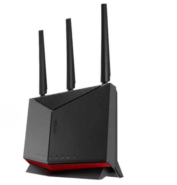 AiMesh-Enabled Wi-Fi 7 Dual-Band Router with 10G and 2.5G Ports Sleek Black