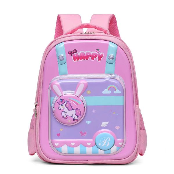 Exquisite Children's Unicorn Backpack (Pink Variant) - 1 Piece