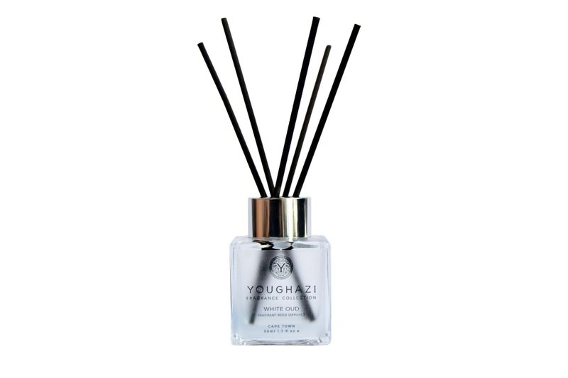 Youghazi Mini Luxury Reed Diffuser White Oud 50ml ( with reed sticks)