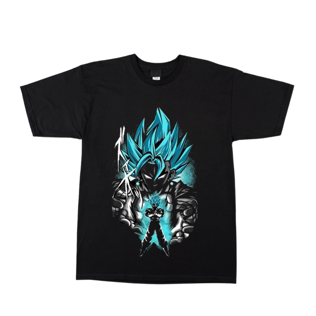 Anime 4 - Black T-shirt-high Definition Glow In The Dark 