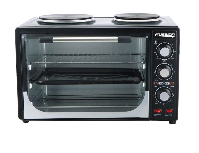 Fussion 3200Watts Electric oven with 2 Plate Stove (32L)