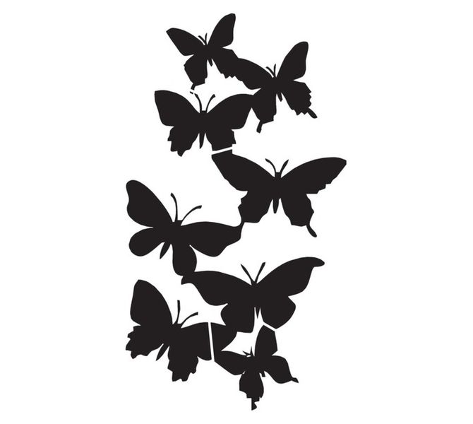 Butterflies Stencil (84 x 204mm)