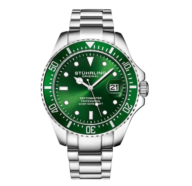 Stuhrling Original - Depth Master Green Watch - 3950A.3