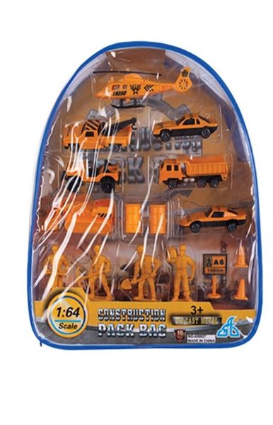 Backpack Construction /Soldier Play Set - 16-Piece