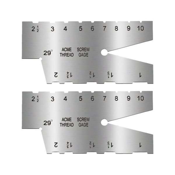 2Pack Tr 29 T Angle Sample Gauge Tool Stainless Steel Cutting Tools