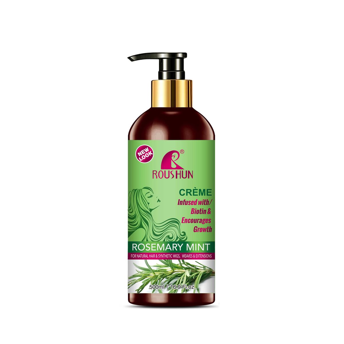 Roushun Rosemary Mint Hair Cream For Promoting Natural Hair Growth