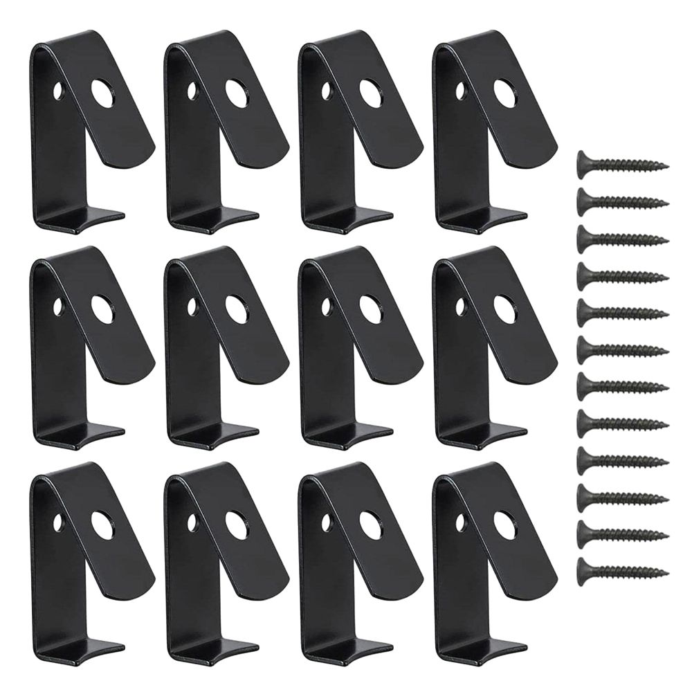 Garden Wall Hook Flower Clips For Hanging Pot Plants Set of 12 5cm