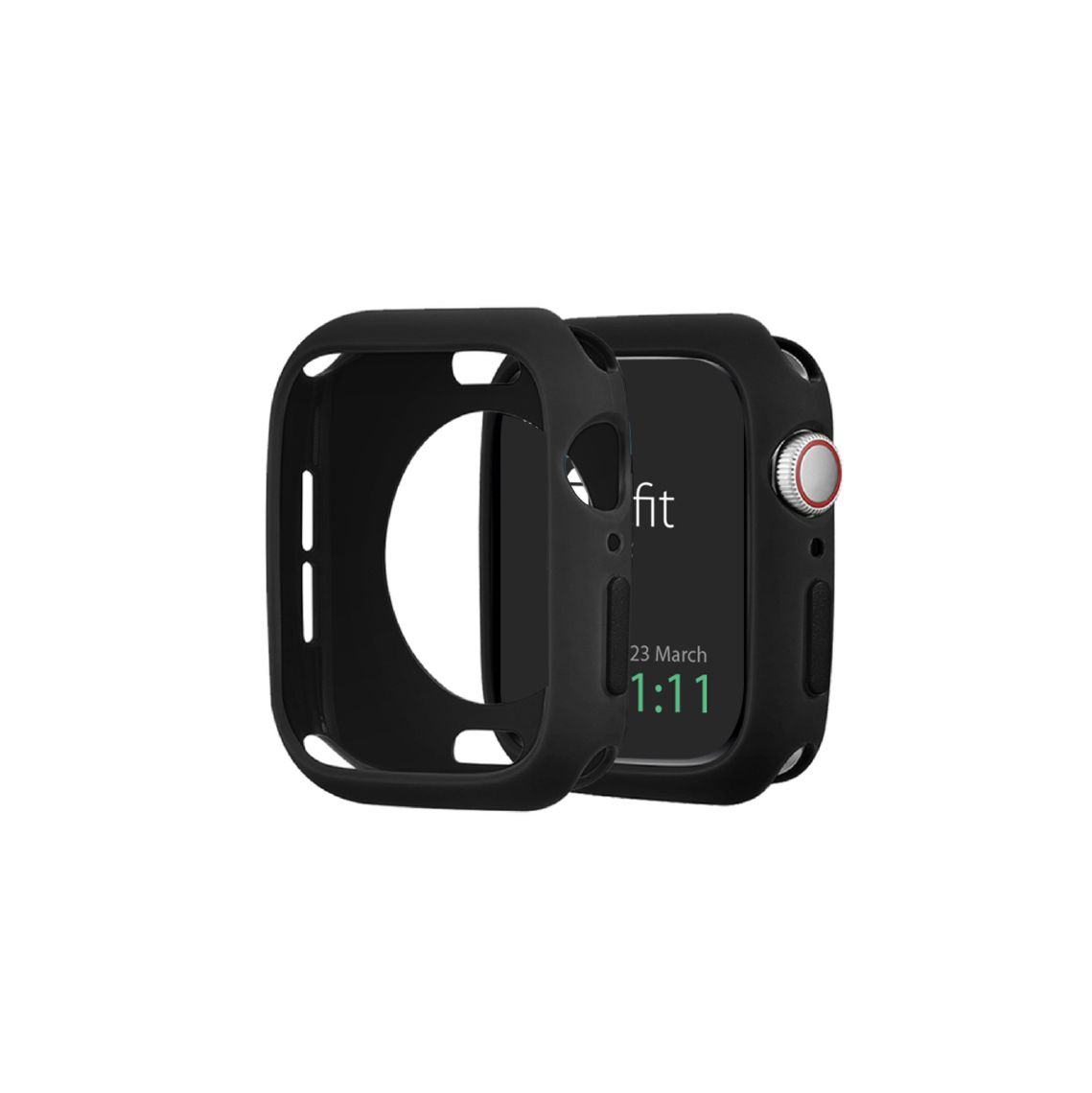 Silicone Protection Guard For Apple Watch Series 4 5 6 SE 44mm 