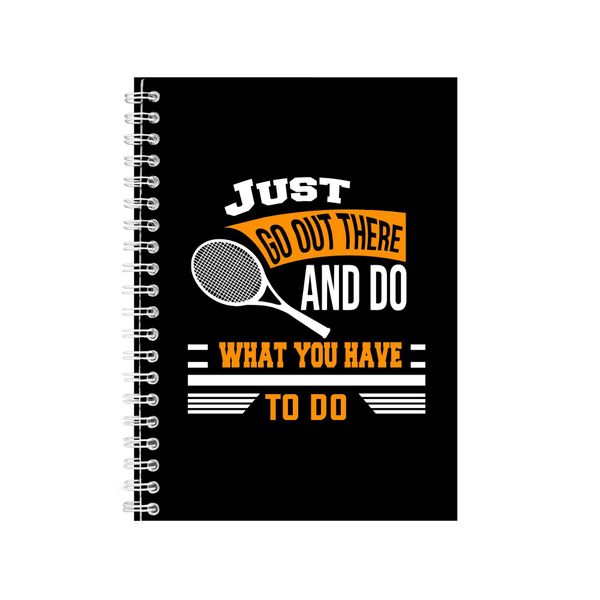 Tennis 2 Notebook Sport Gift Idea Writing Book Notepad Pad 42