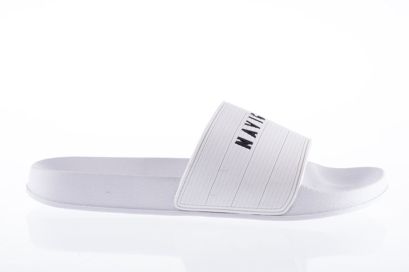 Navigare Men's Slip-On Sandals-White