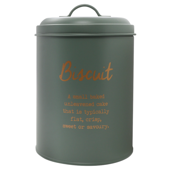 Metal 13cm Biscuit Storage Tin