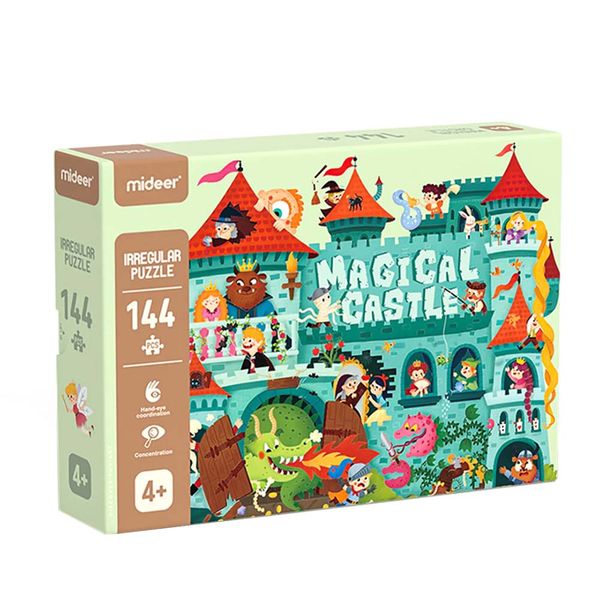 Mideer Magical Castle Irregular-Shaped Jigsaw Puzzle: 144 Pieces