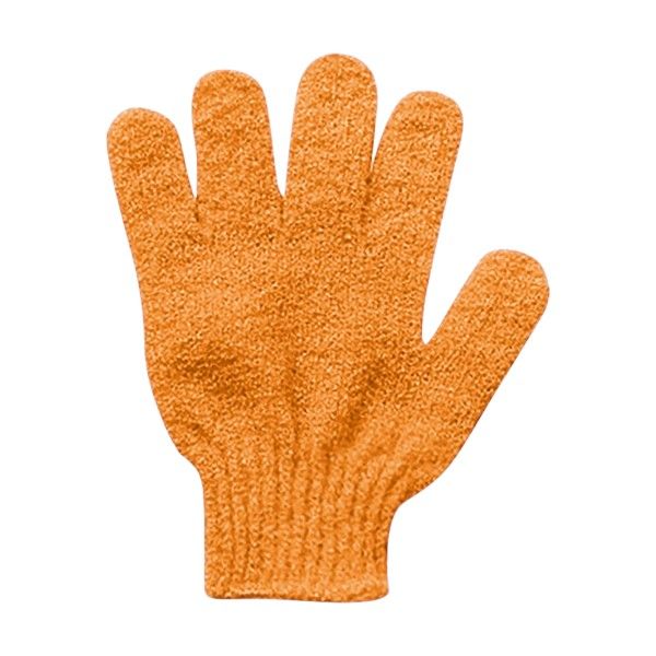 Orange Nylon Exfoliating Bath Glove - One Size