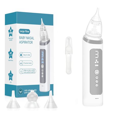 Nasal Aspirator , Electric Nose Sucker for Baby & Toddler Congestion Relief Image