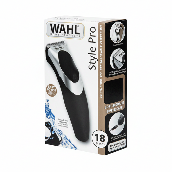 Wahl Professional Corded Hair Clipper with Adjustable Guards
