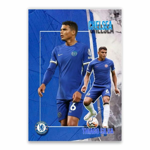 Thiago Silva Chelsea Poster - A1
