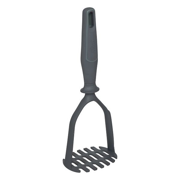 5five Grey Plastic Potato Masher with Thermoplastic Handle 28cm