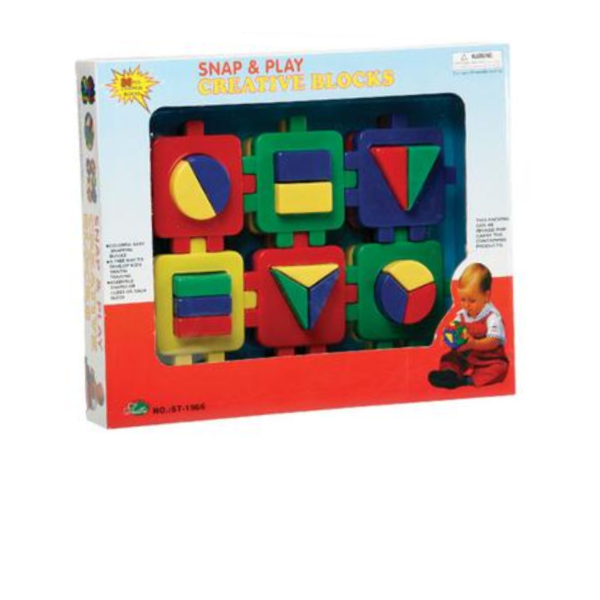 Snap And Play - 36 Piece Creative Blocks