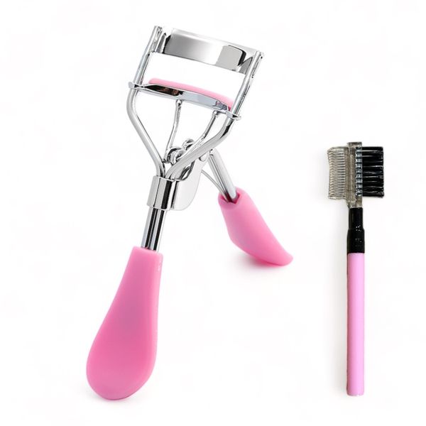 Metal Eyelash Curler Set with a Duo Brush