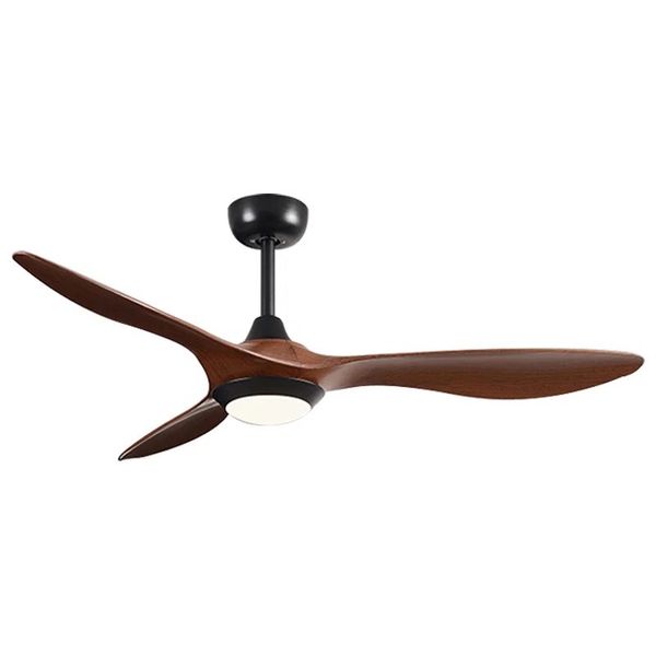 Modern Black Wooden Style Ceiling Fan with Lights WD006-MRUL