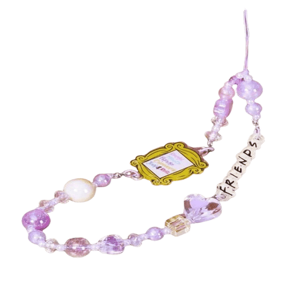 Friends Frame Pastel Phone Charm - Cute &amp; Nostalgic Accessory