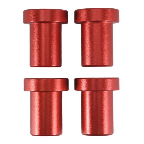 4Pcs Bench Dog Clamp for T-Track Planer Plug 20mm Hole (Red)