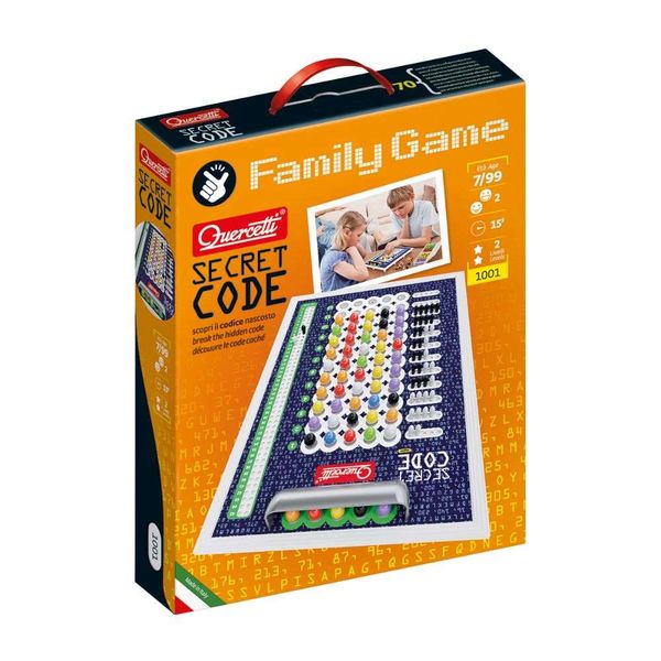 Quercetti Secret Code Breaking Game - Logic &amp; Strategy Board Game for Kids