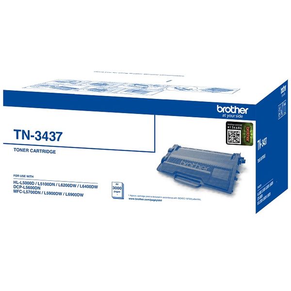 Brother toner cartridge TN3437 BLACK