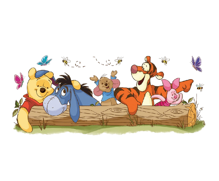 Winnie the Pooh and Friends Wall Vinyl Sticker