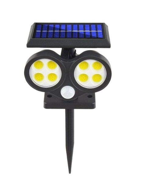 Solar Powered Cob Light Wall Lamp 200lm