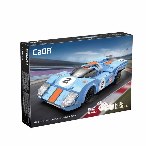 Cada 1:20 Rc Dual CTRL 266pc Azure Storm Car