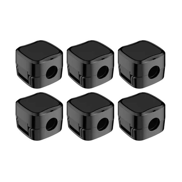 Home Computer Office Magnetic Organising Cable Holder Clips - Set of 6