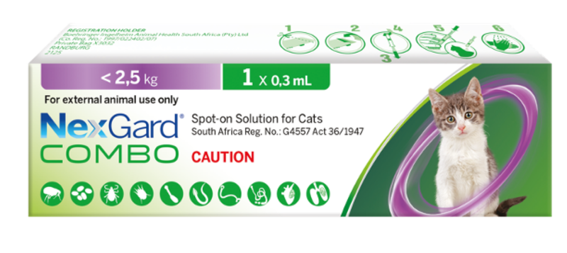 Nexgard Combo Spot On for Cats < 2.5kg