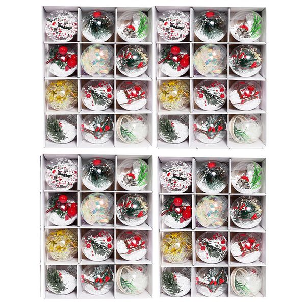 48PCS Birthday Decorative Balloons Festival Ornaments Gift Hang Bauble Set