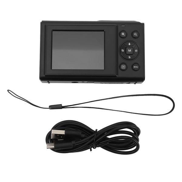 44MP 4K Kids Camera Anti-Shake (Black)