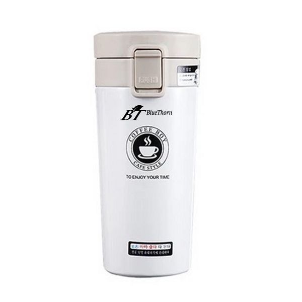 380ML Leak Proof Travel Coffee Mug - Thermos Mug - Cherry Red