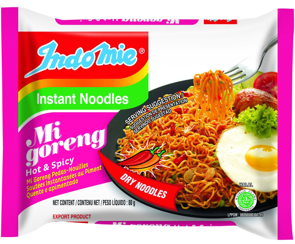 30 Pack =1 Box] INDOMIE Mi Goreng Instant Stir Fried Noodles