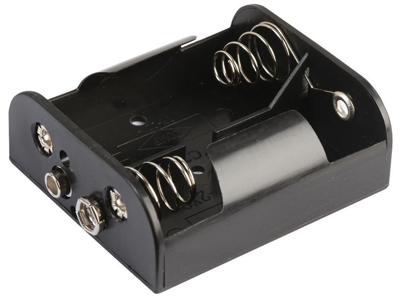 Multicomp Pro (MP000310) Battery Holder, Snap, 2 x D Type