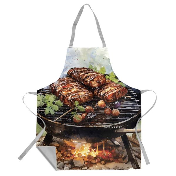 Traditional South African Barbecue Medium Length Apron