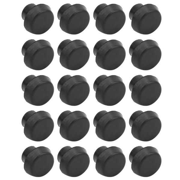 20 Pieces Billiard Cue Bottom Rubber Plug