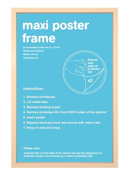 Frame - Eton Beech Maxi Frame