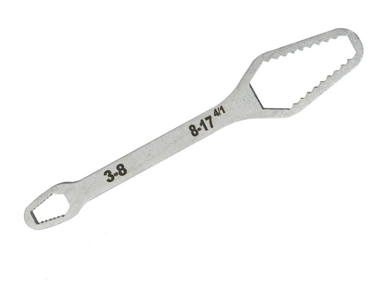 Double-Head Self-Tightening Wrench, Spanner 3 - 8mm And 8-17mm