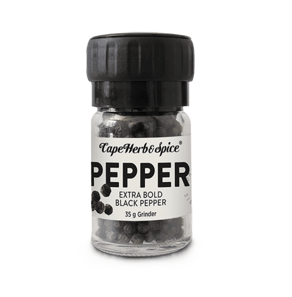 Cape Herb &amp; Spice Mini Pepper Grinder- 12 x 35ml