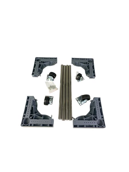 Multifunctional Movable Base Stand with Adjustable Size &amp; Locking Wheels