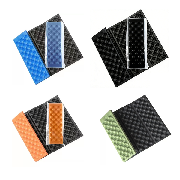 4-Pack Portable Folding Seat Cushions - Outdoor Insulation Pads