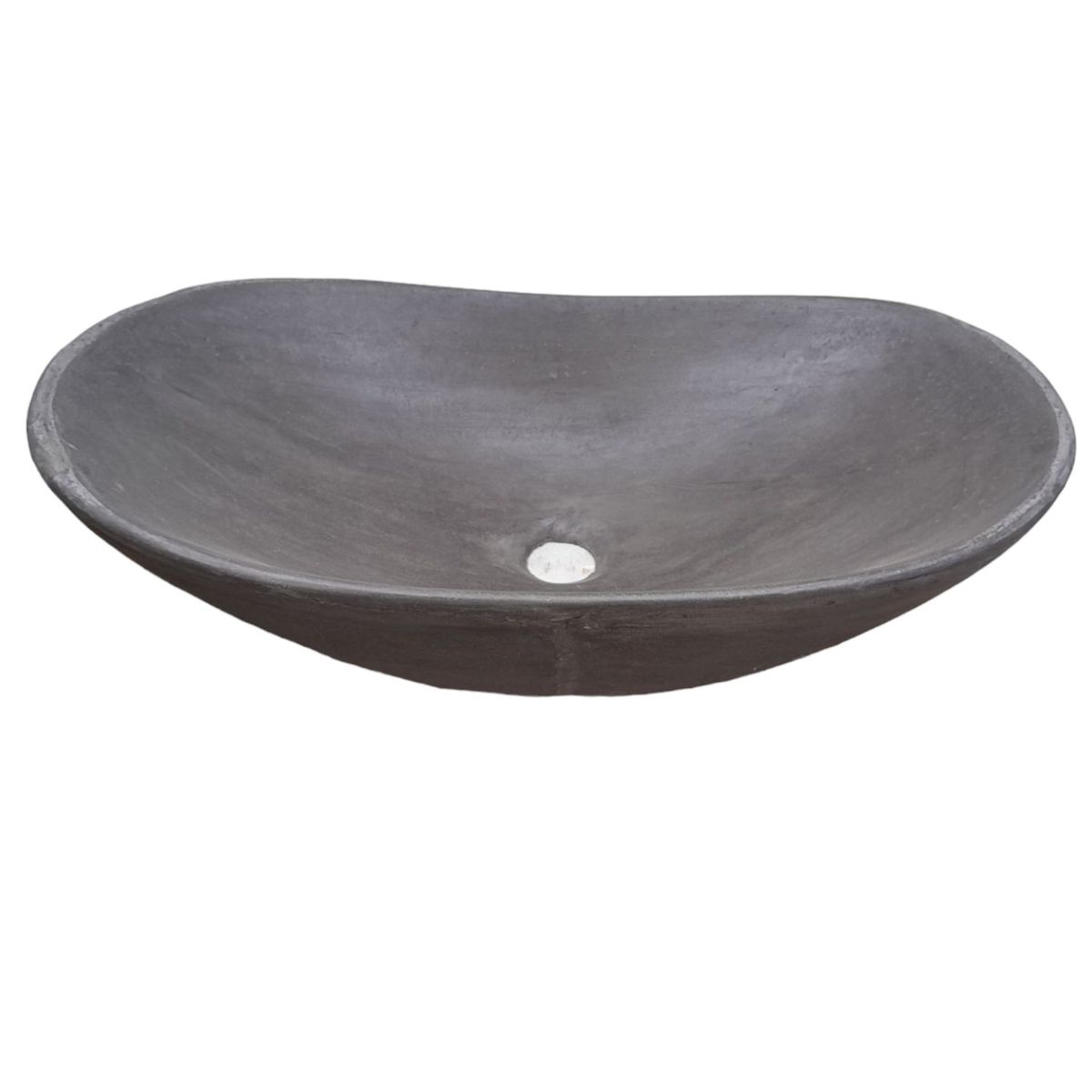 Bespoke Black Concrete Basin 59cm x 39cm x 12cm high - Factory Sealed